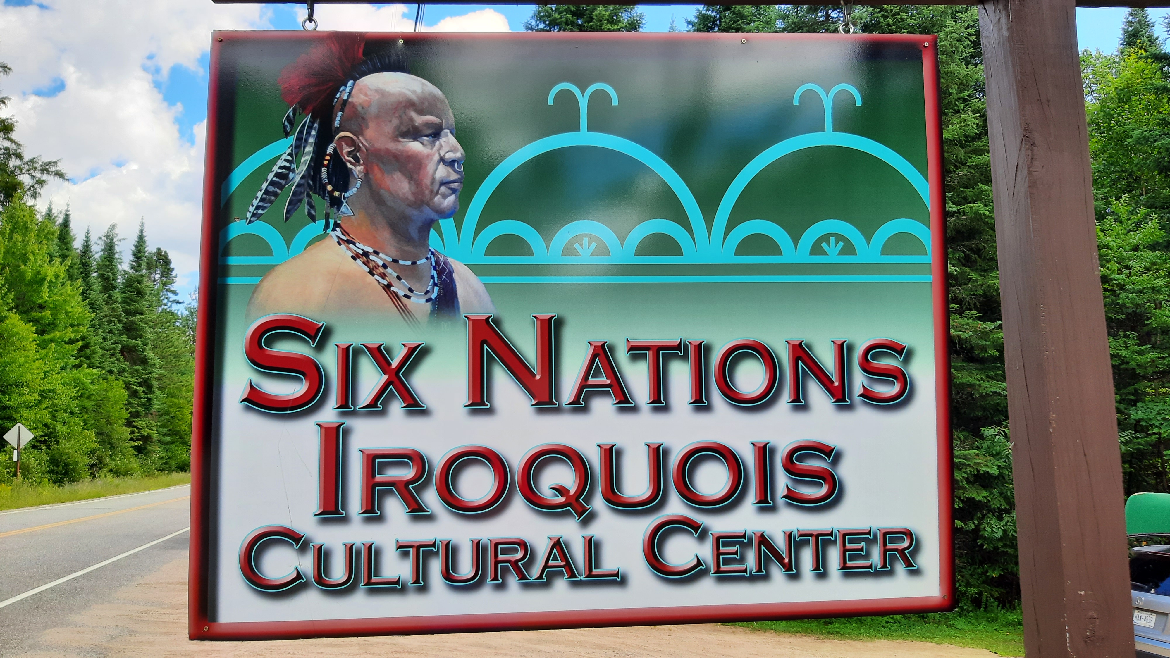 Sign at Six Nations Cultural Center